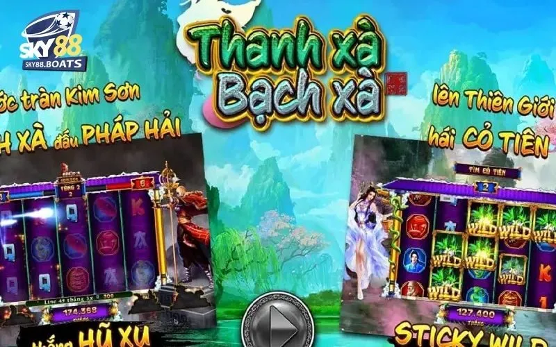 Thanh Xà Bạch Xà Sky88: Review Game Nổ Hũ Kinh Điển 3 Thanh xà – Bạch xà