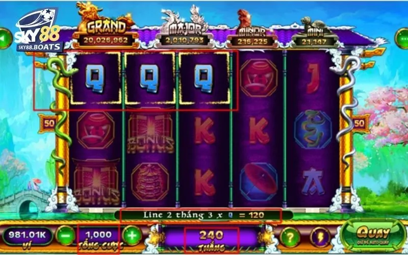 Thanh Xà Bạch Xà Sky88: Review Game Nổ Hũ Kinh Điển 2 Thanh xà – Bạch xà